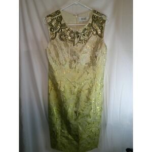 Vintage 2012 Badgley‎ Mischka Resort Collection Beaded Cocktail Dress Ombre 8